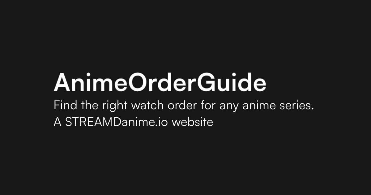Go! Go! Itsutsugo Land watch order - AnimeOrderGuide